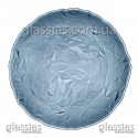 Блюдо стеклянное DIAMOND синее 33 см 